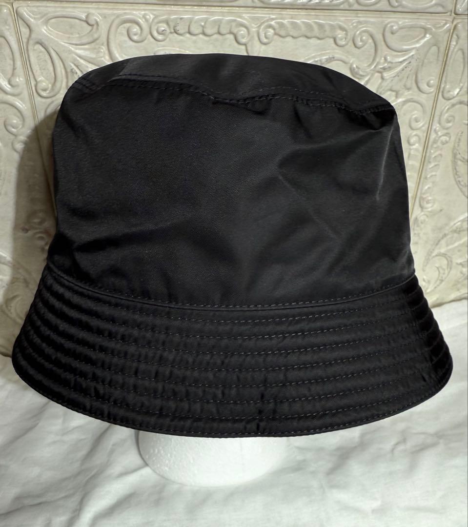 【美品】PRADA バケットハット Mサイズ ブラック