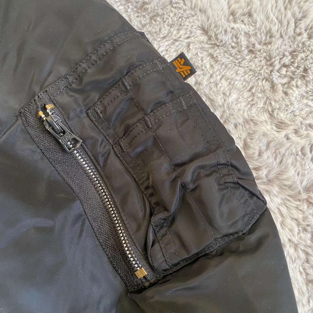 ⭐︎美品⭐︎アルファ Alpha MA-1 フライトジャケット L 黒