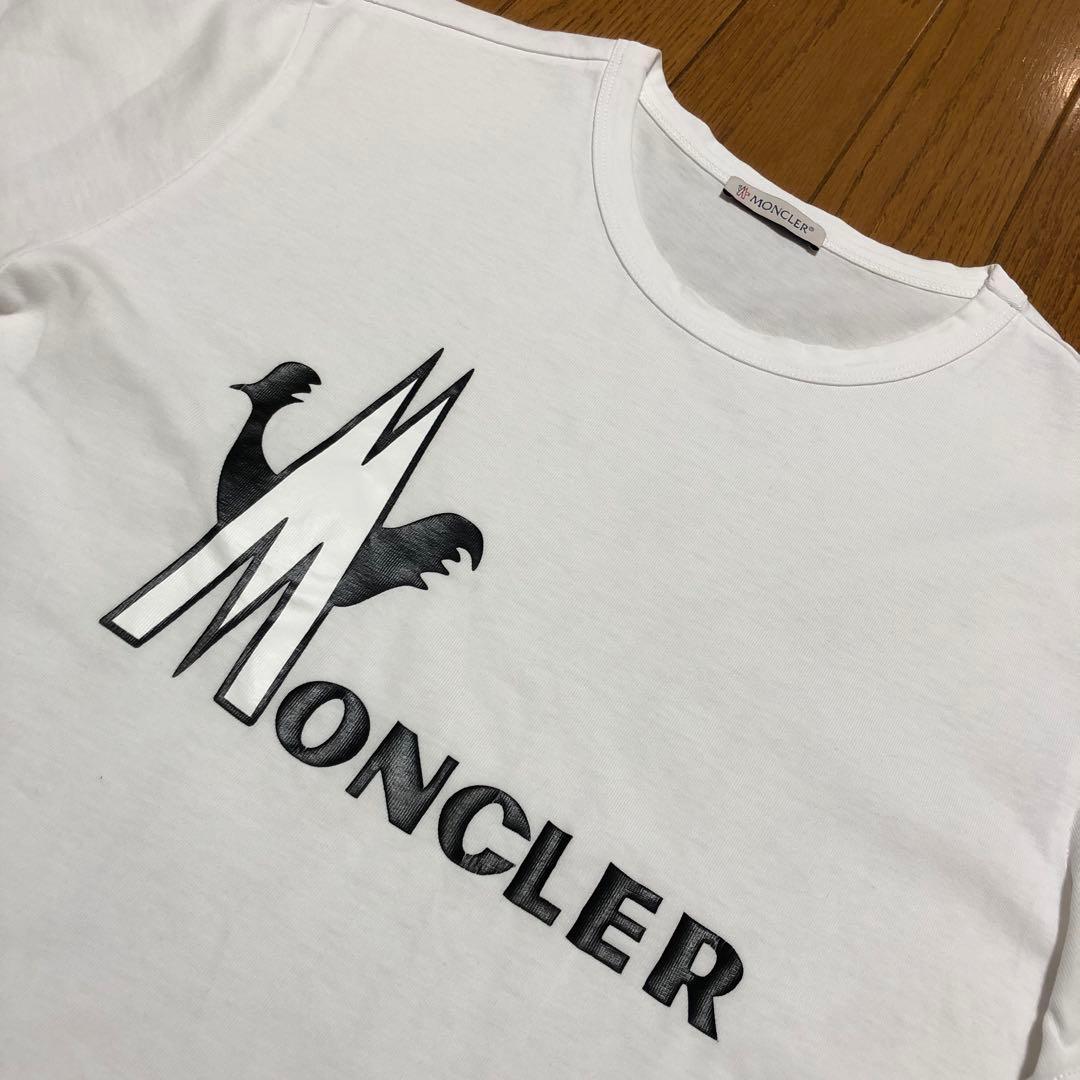 極美品　MONCLER プリント　Tシャツ　M 国内正規品 4S289