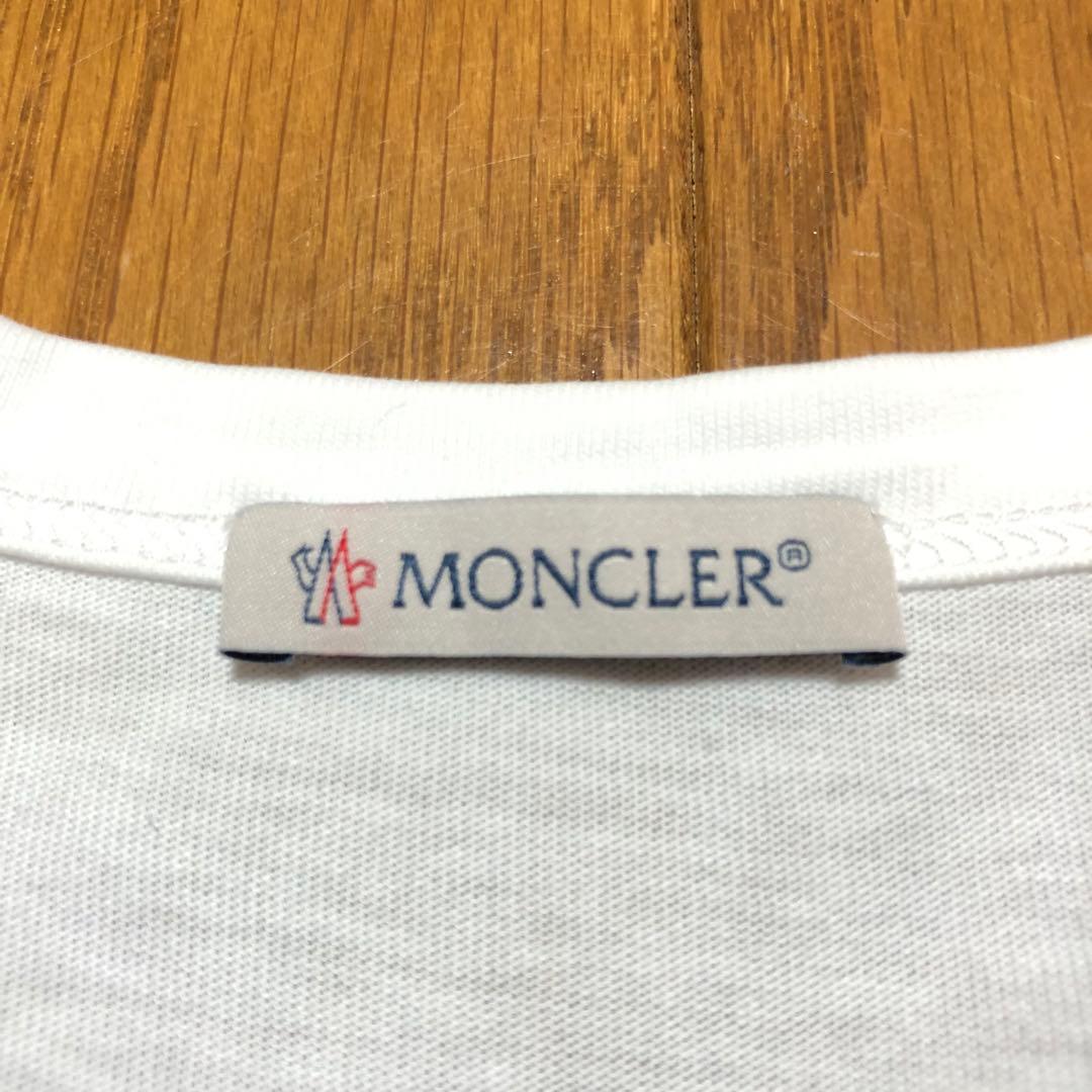 極美品　MONCLER プリント　Tシャツ　M 国内正規品 4S289