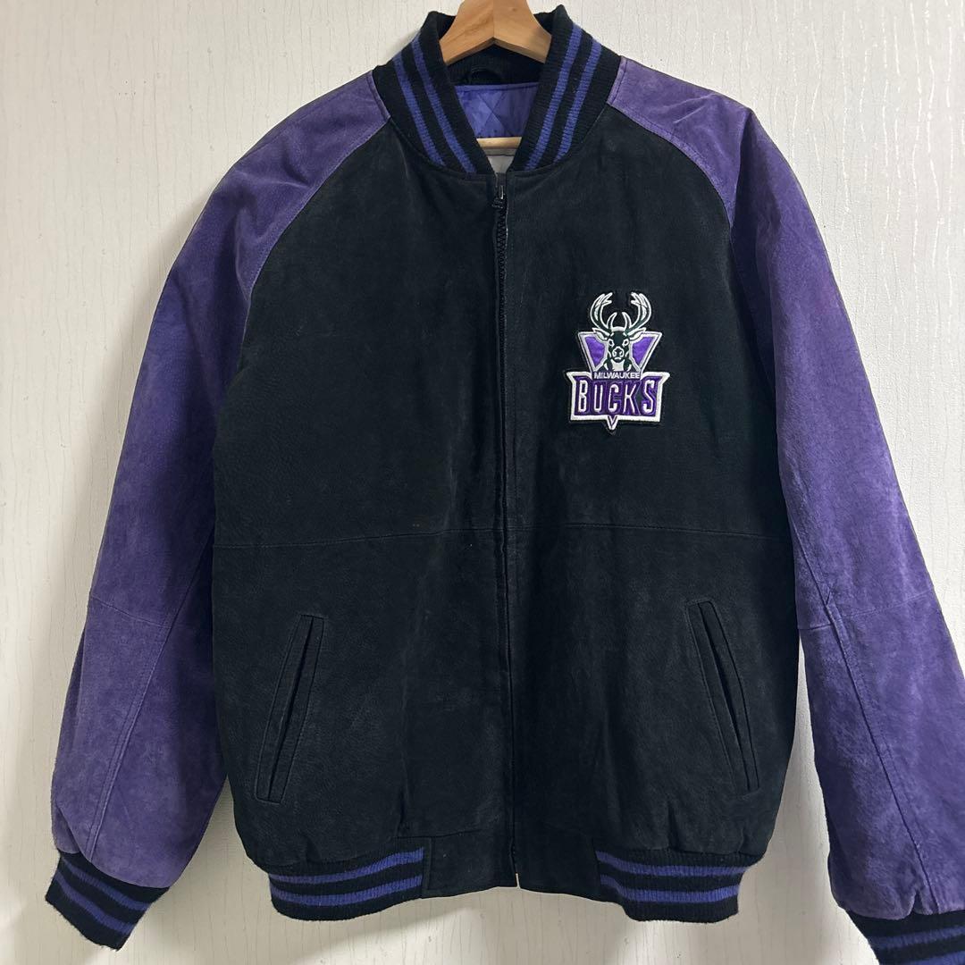 90s MILWAUKEE BUCKS スタジャン