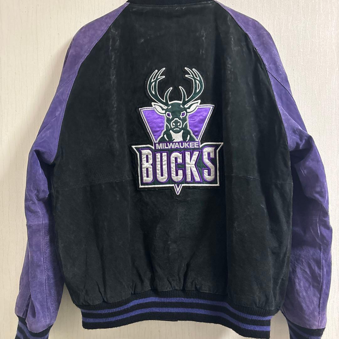 90s MILWAUKEE BUCKS スタジャン