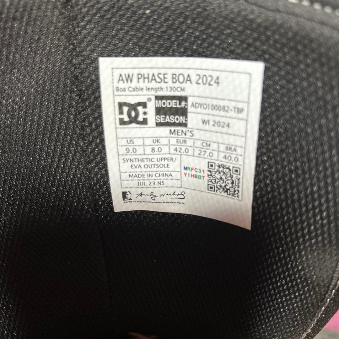 DC AW PHASE BOA TBP アンディ ウォーホル メンズ