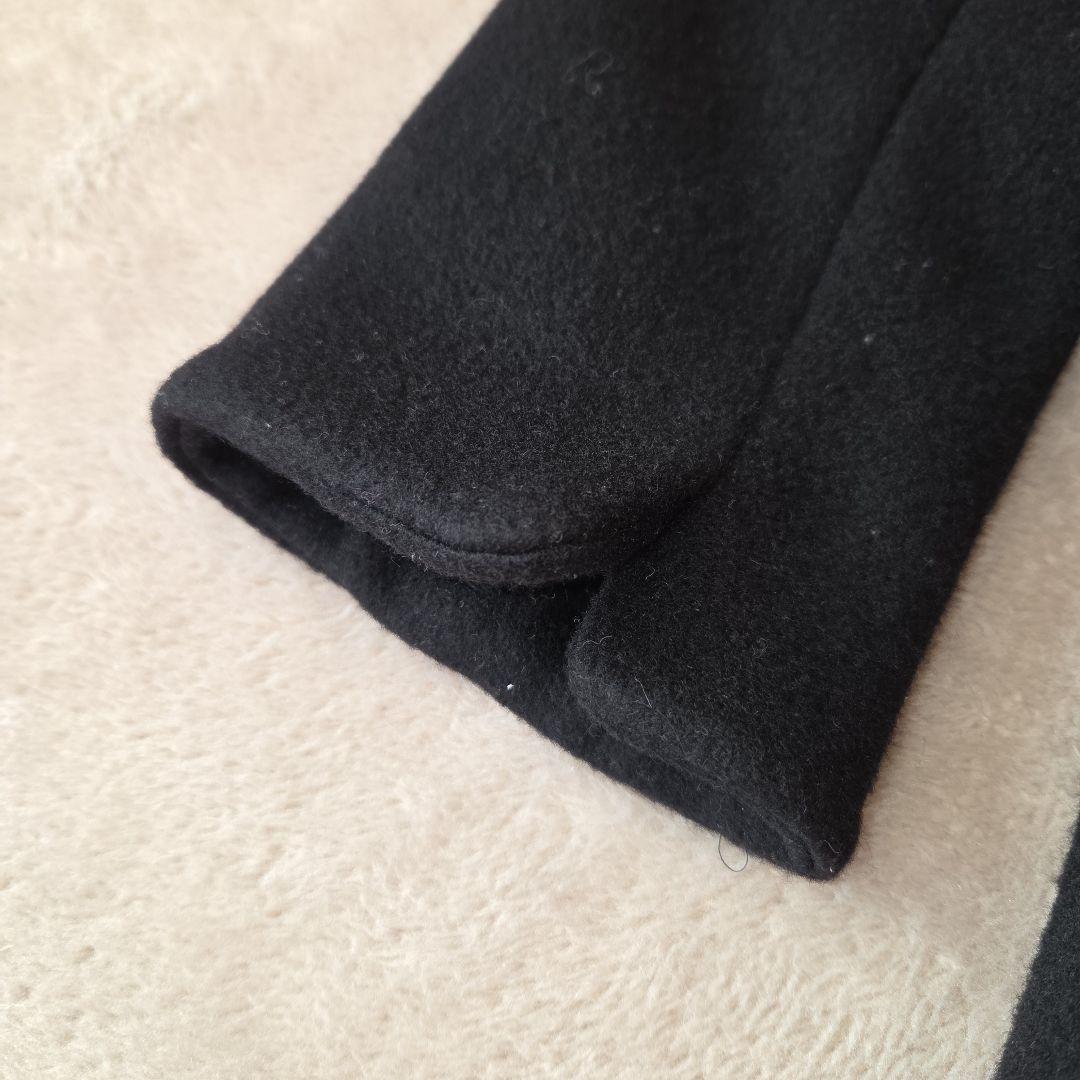 未使用！SunaUna スーナウーナ スタンドカラーロングコートウール100%