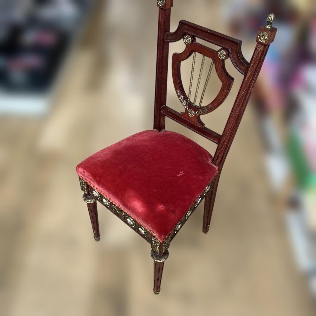 イギリス　マホガニー椅子　アンティーク　ヴィンテージ チェア