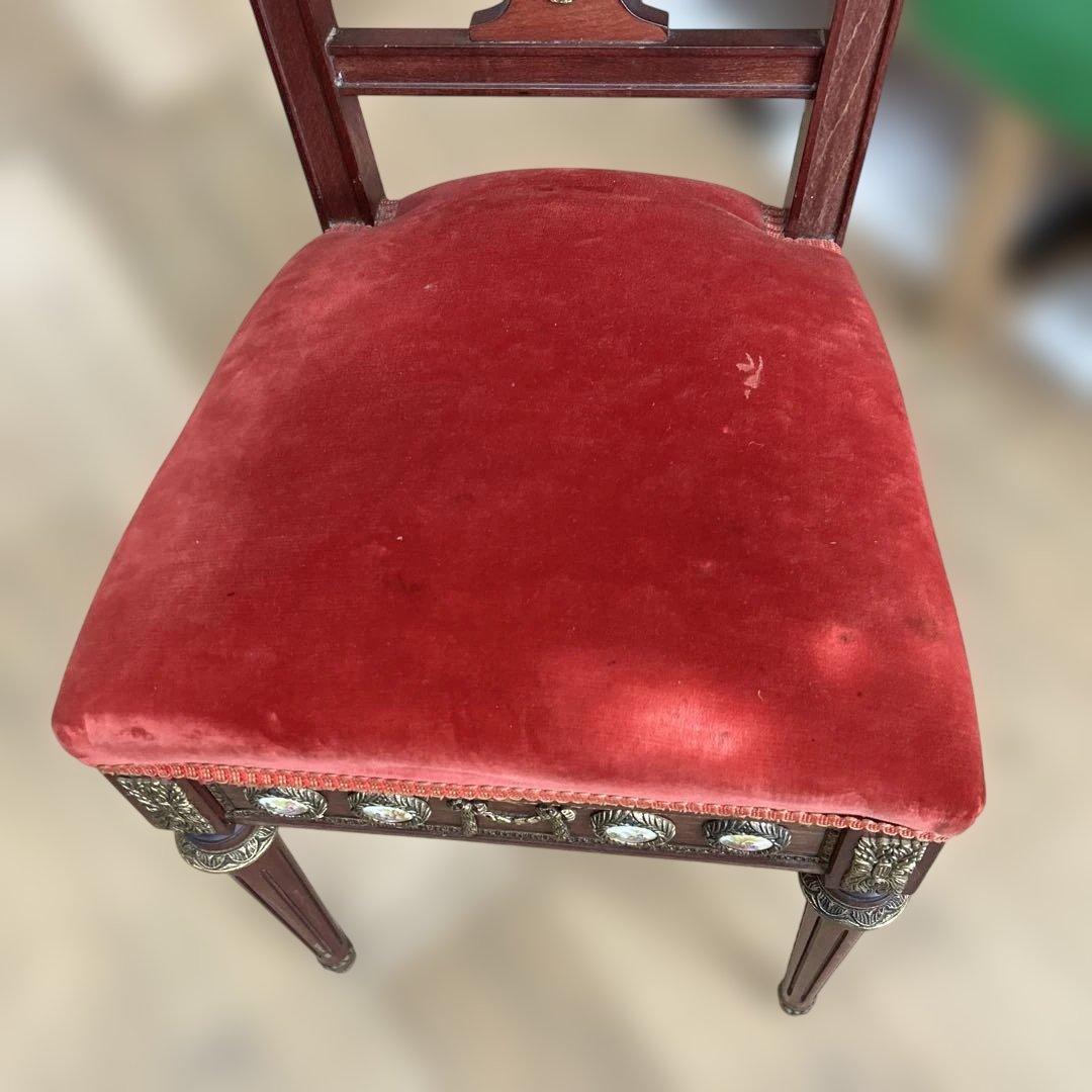イギリス　マホガニー椅子　アンティーク　ヴィンテージ チェア