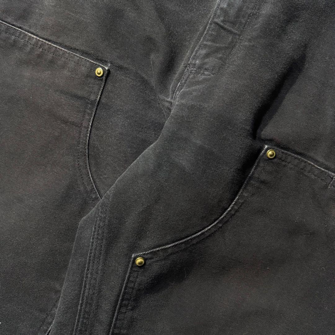 カーハート USA製 ダブルニーペインターパンツ ダック 黒 ビンテージ 00s