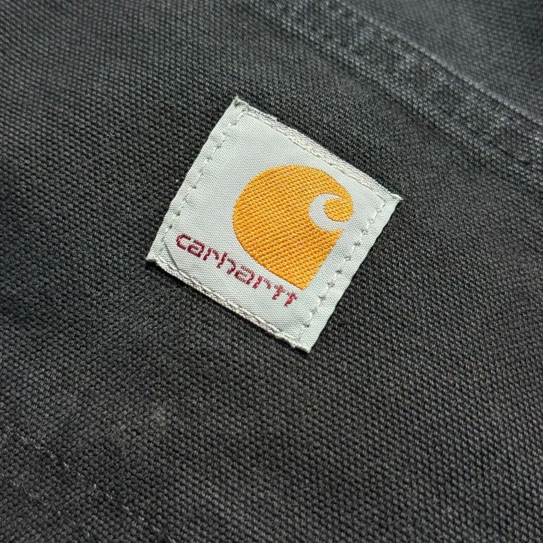 カーハート USA製 ダブルニーペインターパンツ ダック 黒 ビンテージ 00s