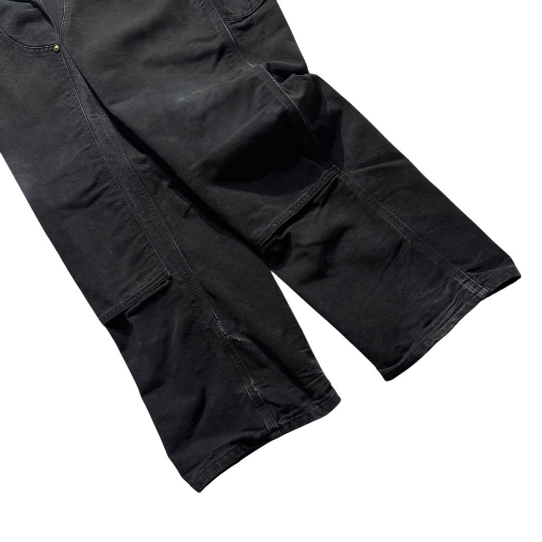 カーハート USA製 ダブルニーペインターパンツ ダック 黒 ビンテージ 00s