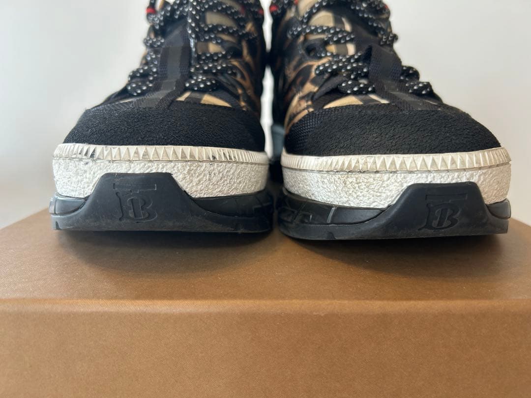 BURBERRY バーバリー　TBロゴ レオパード　スニーカー　メンズ