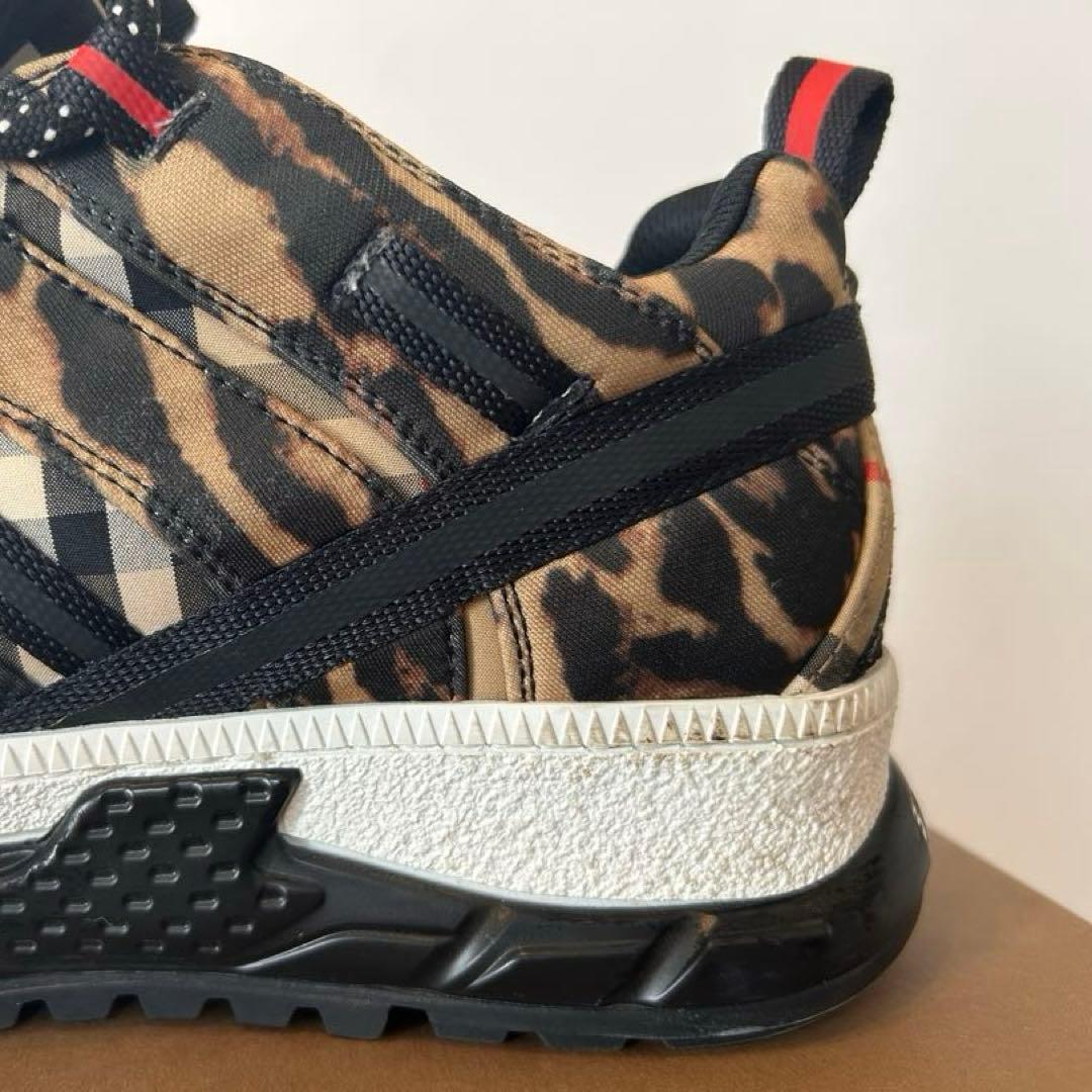 BURBERRY バーバリー　TBロゴ レオパード　スニーカー　メンズ