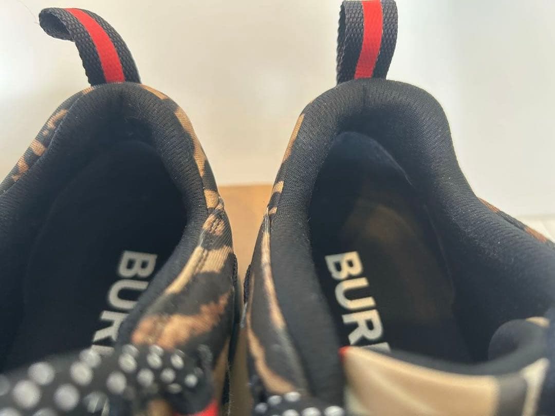 BURBERRY バーバリー　TBロゴ レオパード　スニーカー　メンズ