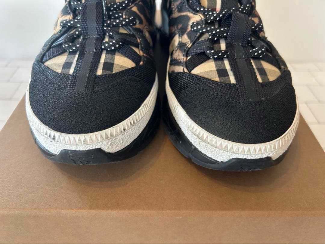 BURBERRY バーバリー　TBロゴ レオパード　スニーカー　メンズ