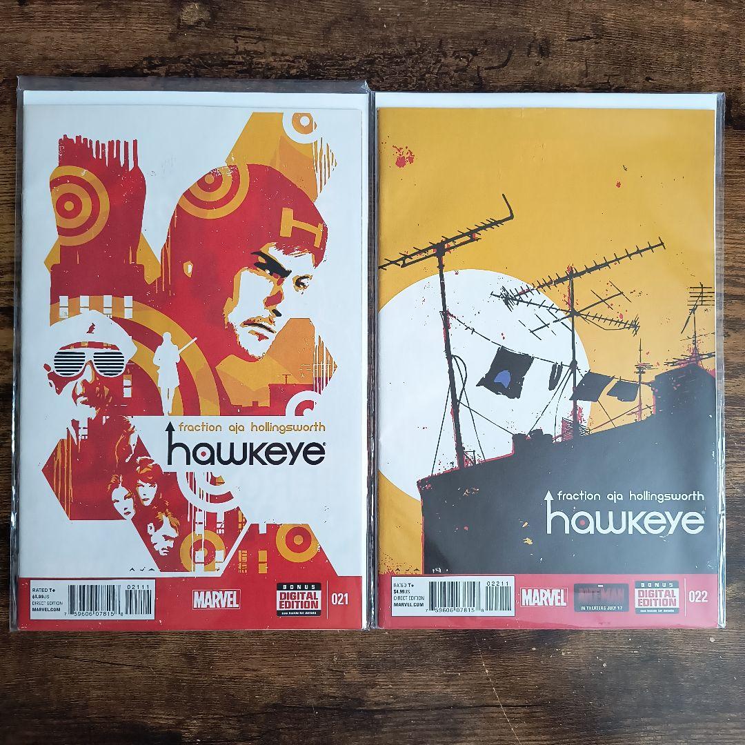アメコミリーフ Hawkeye #1-22 全22巻セット