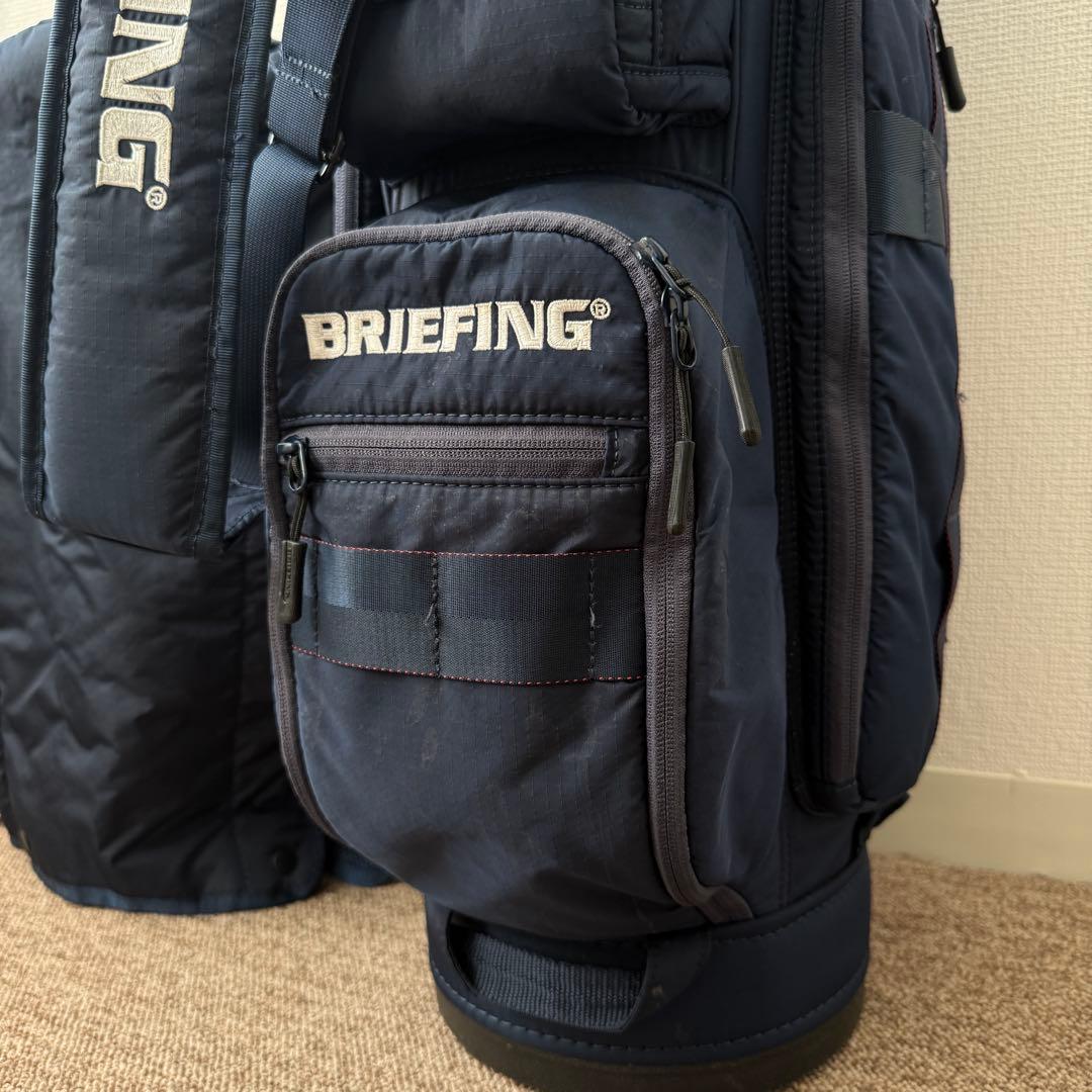 ブリーフィング　キャディバッグ　ネイビー　CR-6 紺 軽量　ユニセックスモデル