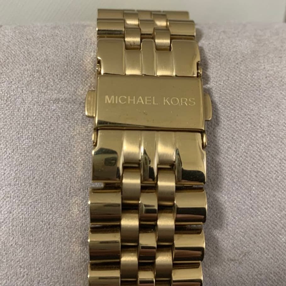 ★美品電池交換済★マイケルコース 腕時計 MK8286 レキシントンクロノグラフ