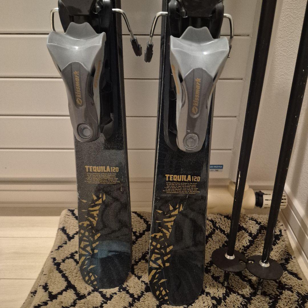 kissmark スキー 黒金デザイン セット