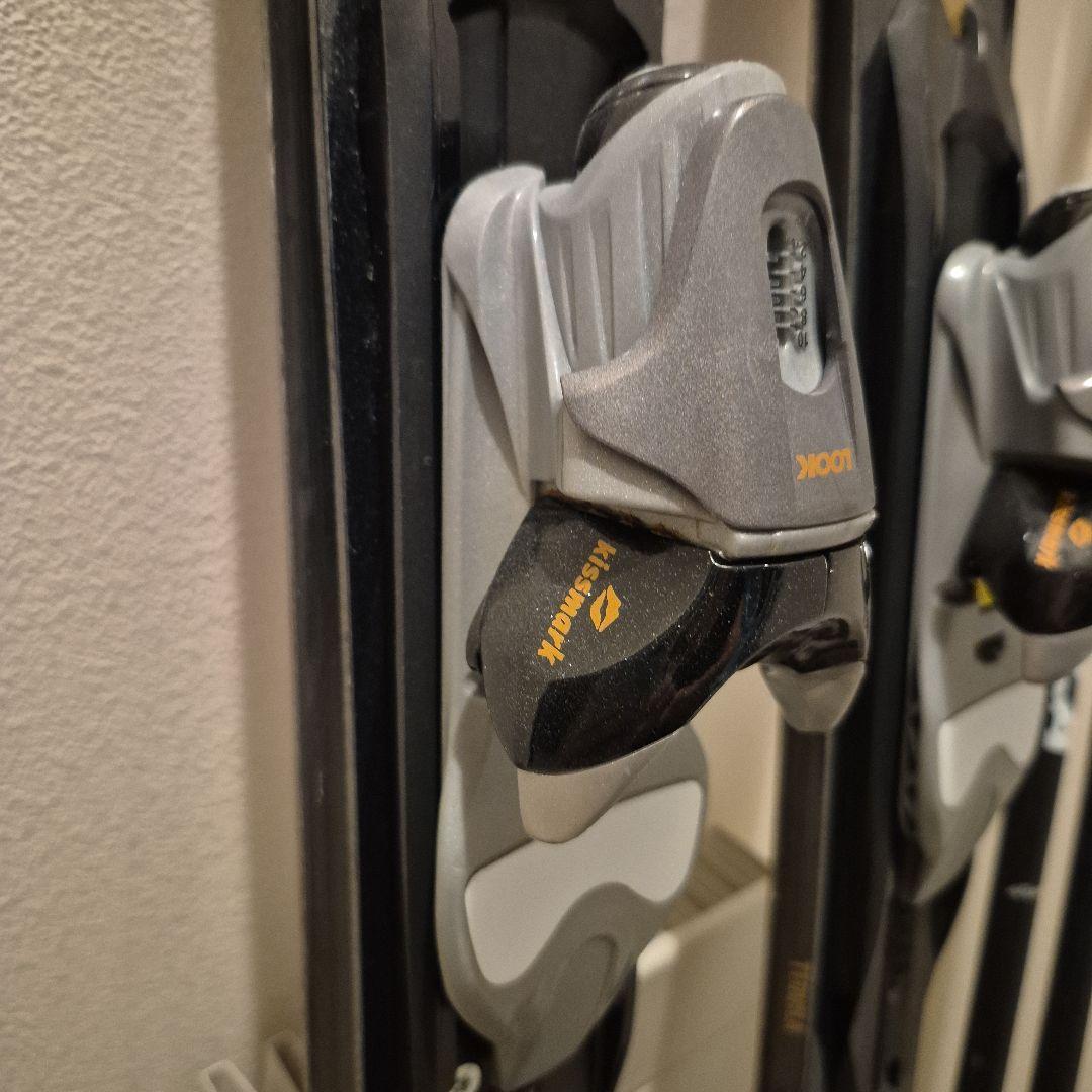 kissmark スキー 黒金デザイン セット