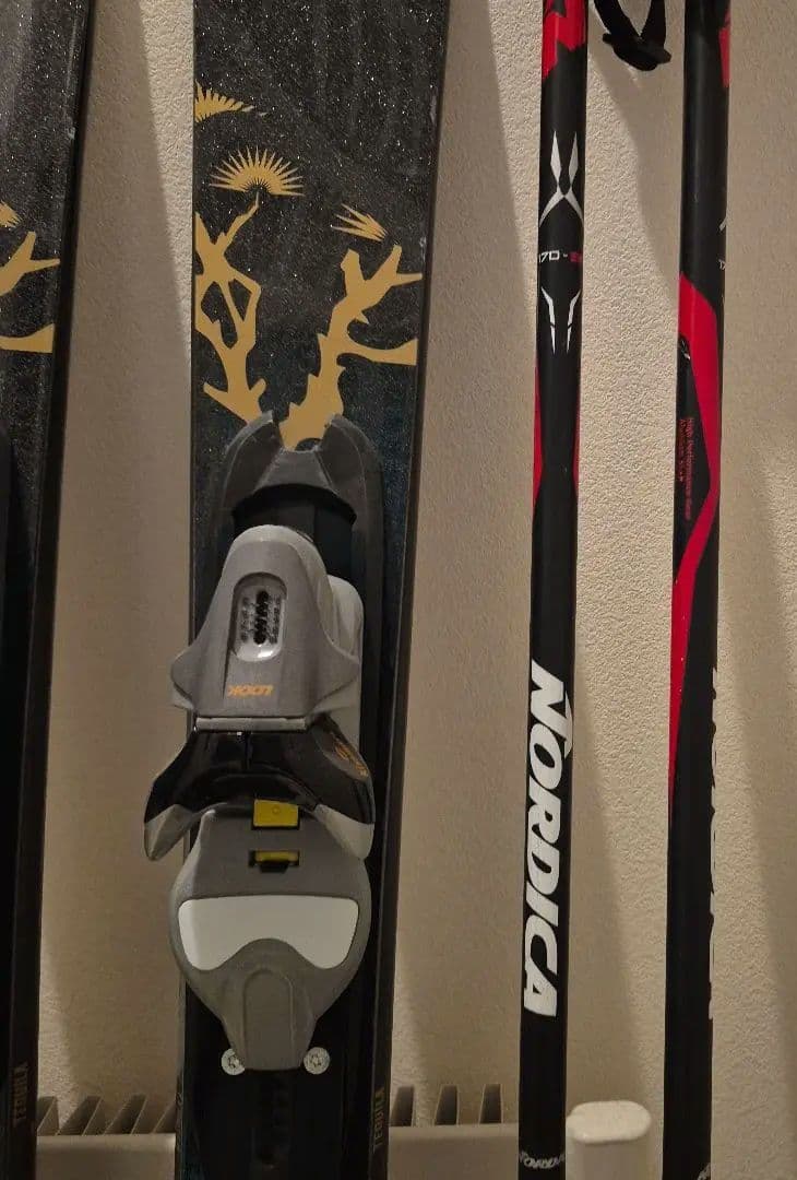 kissmark スキー 黒金デザイン セット