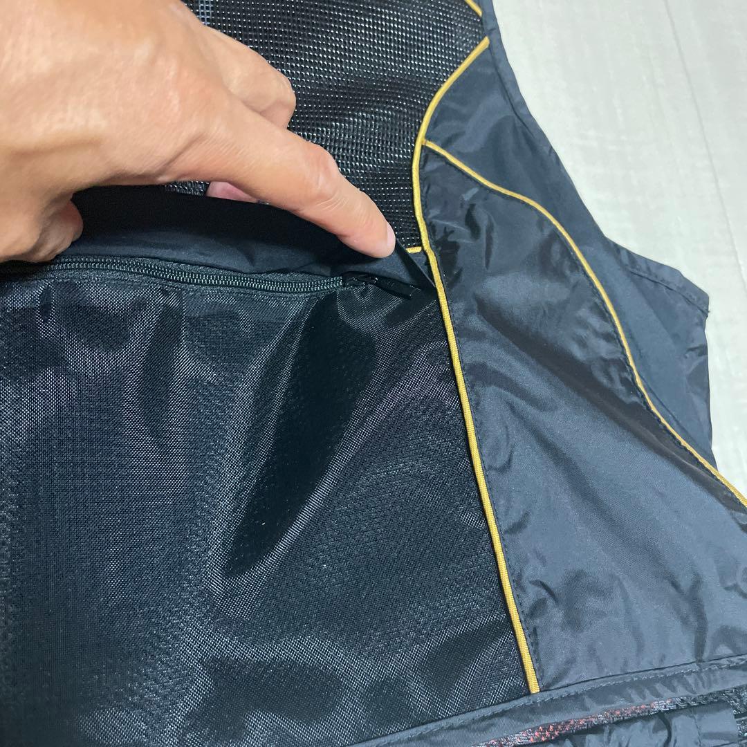 シモツケMJB SMV-340CW フィッシングベスト LLブラック/オレンジ