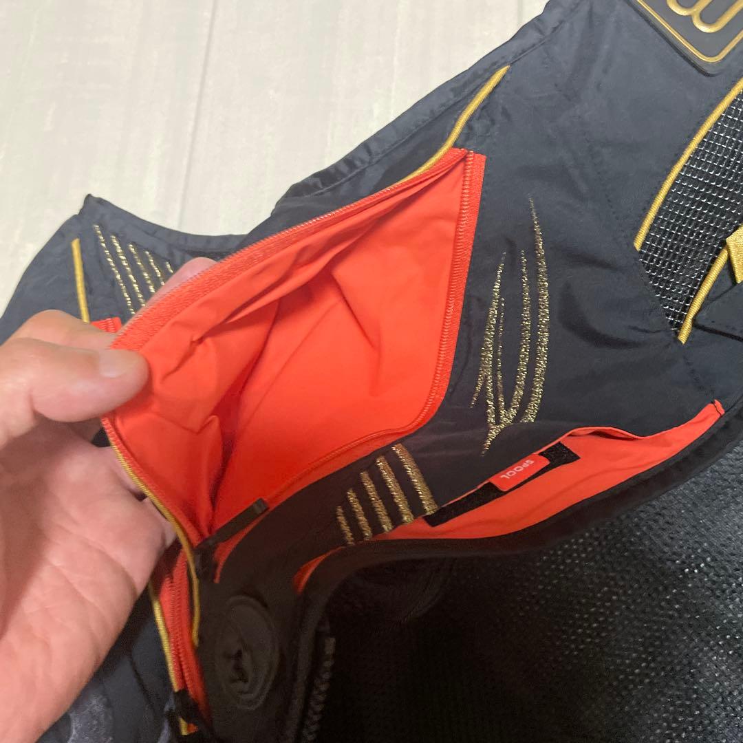 シモツケMJB SMV-340CW フィッシングベスト LLブラック/オレンジ