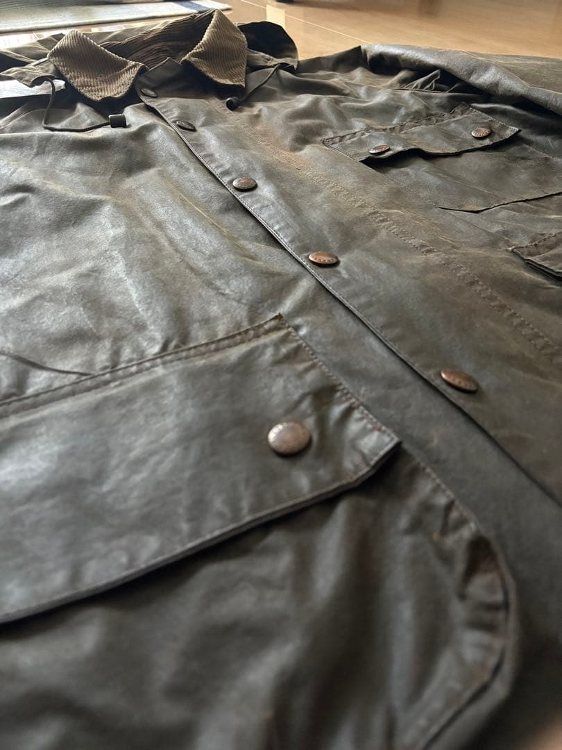 1983年Barbour ソルウェイジッパー　solway zipperフード付
