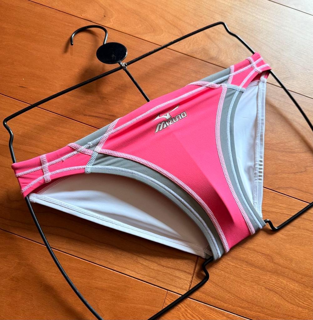 【美品】MIZUNO　RQ632　ピンク×ホワイト　S　キネシスカット　競パン