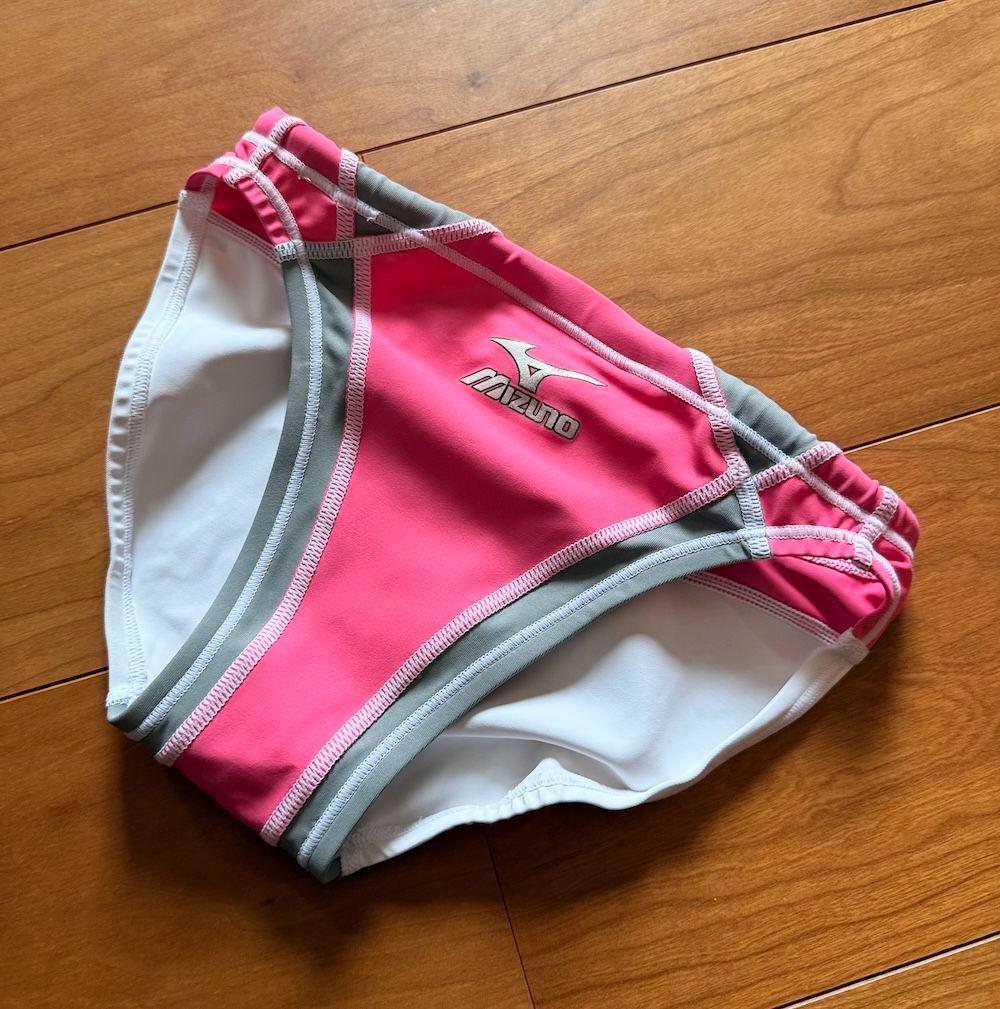 【美品】MIZUNO　RQ632　ピンク×ホワイト　S　キネシスカット　競パン