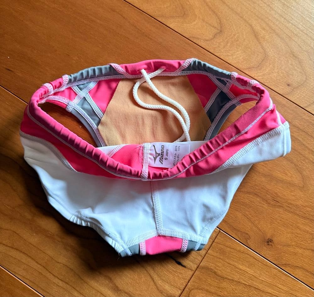 【美品】MIZUNO　RQ632　ピンク×ホワイト　S　キネシスカット　競パン