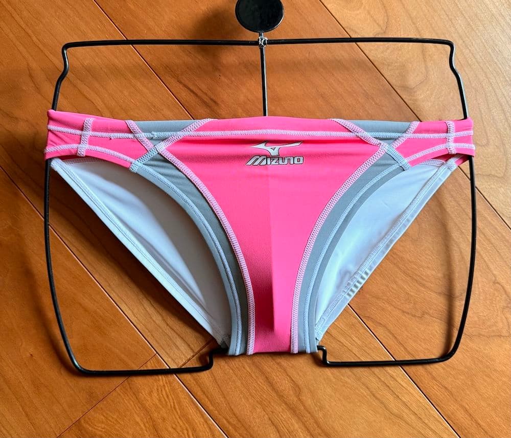 【美品】MIZUNO　RQ632　ピンク×ホワイト　S　キネシスカット　競パン