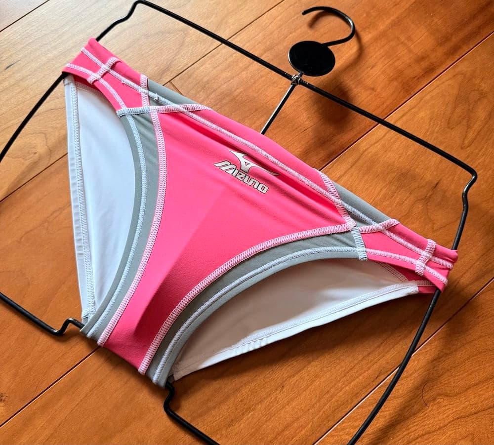 【美品】MIZUNO　RQ632　ピンク×ホワイト　S　キネシスカット　競パン