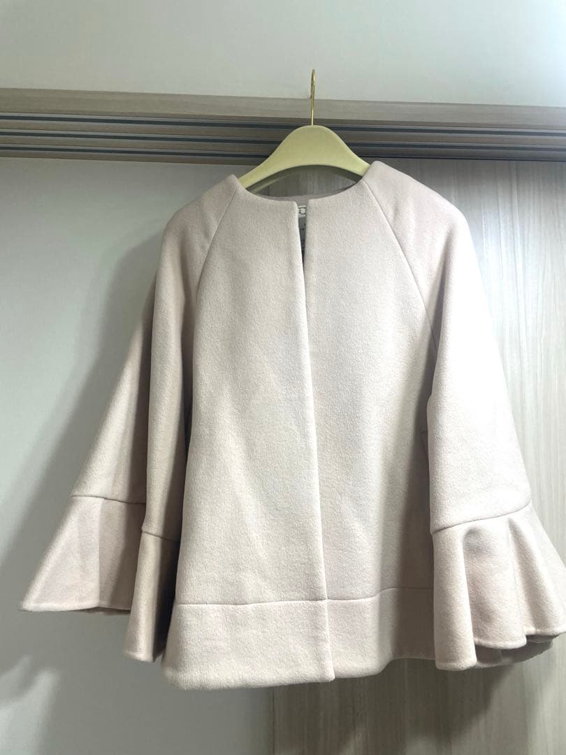 ジャケット・アウター HLT Convertible Faux Fur Tippet Coat M