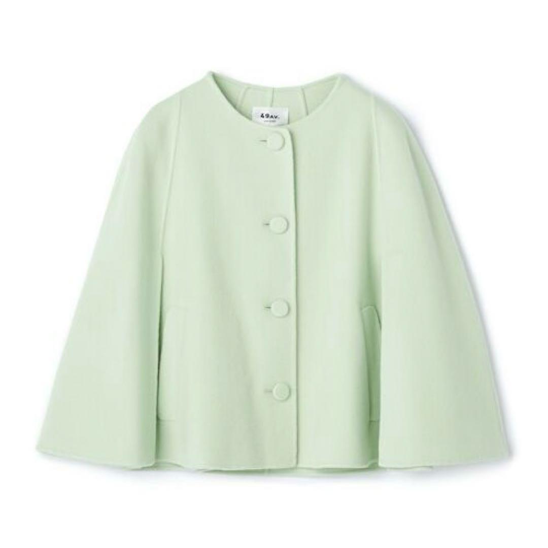 49AV.junko shimada ジュンコシマダ　リバー仕立ノーカラーJK