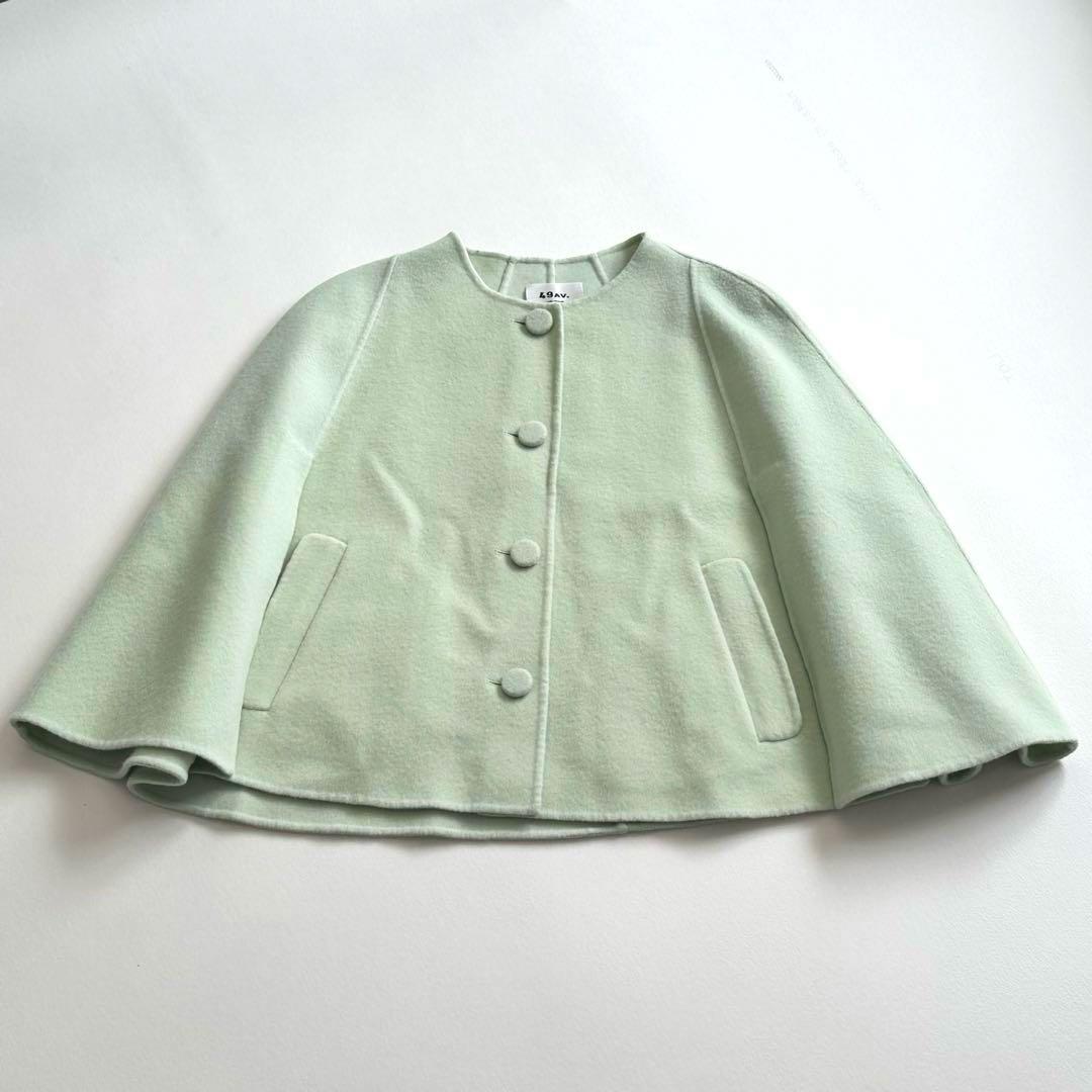 49AV.junko shimada ジュンコシマダ　リバー仕立ノーカラーJK