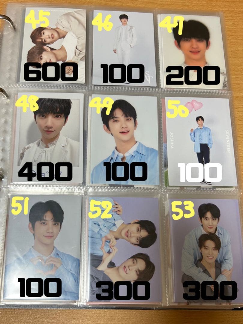 SEVENTEEN セブチ ジョシュア トレカ