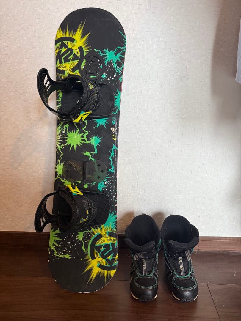 K2 スノーボードセット（バインディング・ブーツ付き）　90センチ