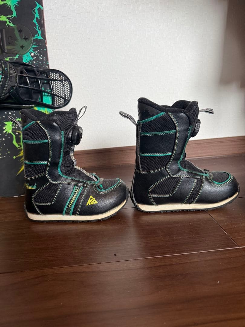 K2 スノーボードセット（バインディング・ブーツ付き）　90センチ