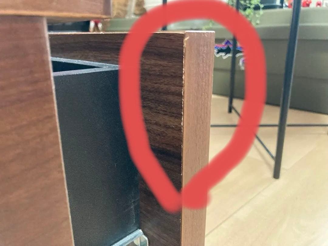 LOWYA ロウヤ センターテーブル ウォルナット 引き出し付き