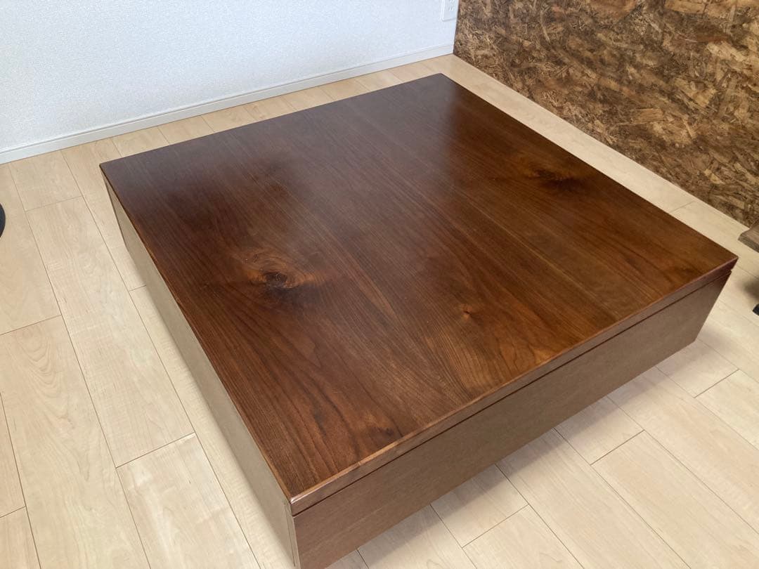 LOWYA ロウヤ センターテーブル ウォルナット 引き出し付き