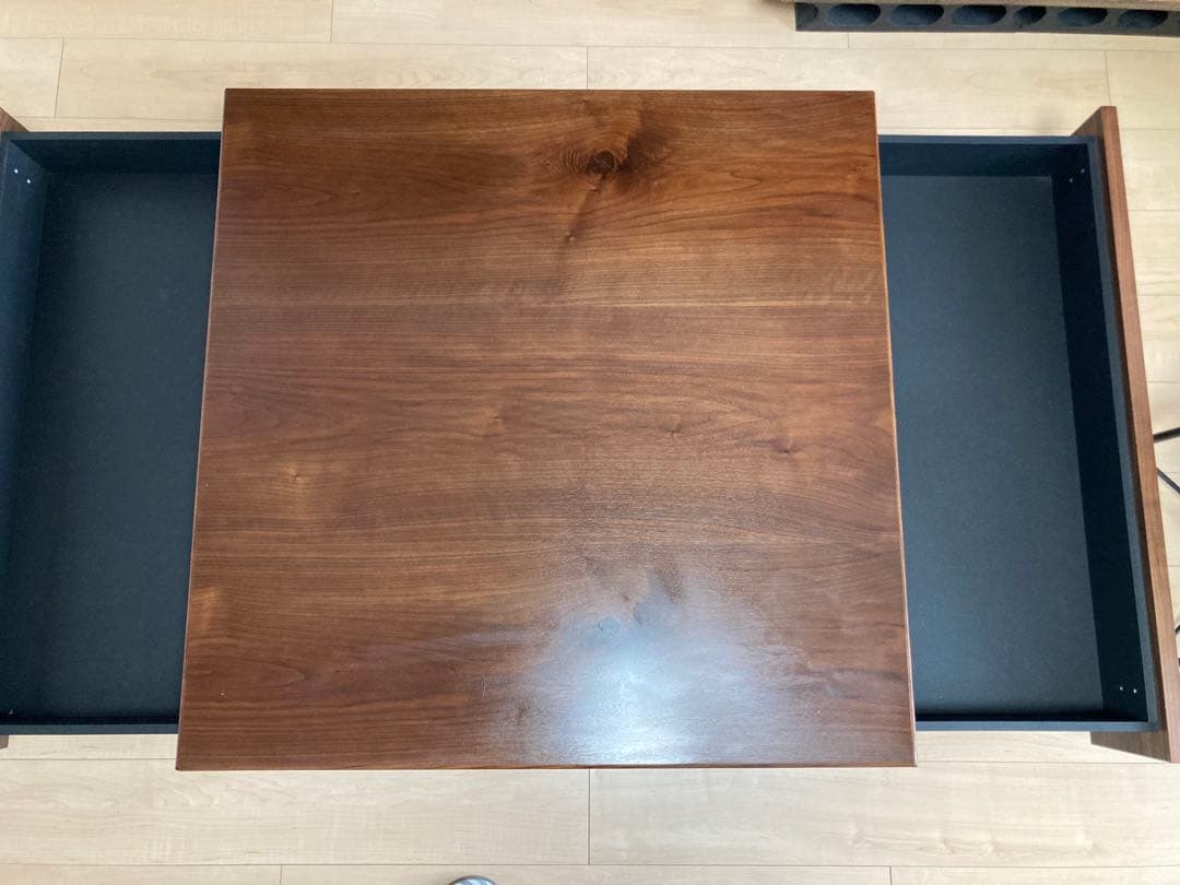 LOWYA ロウヤ センターテーブル ウォルナット 引き出し付き