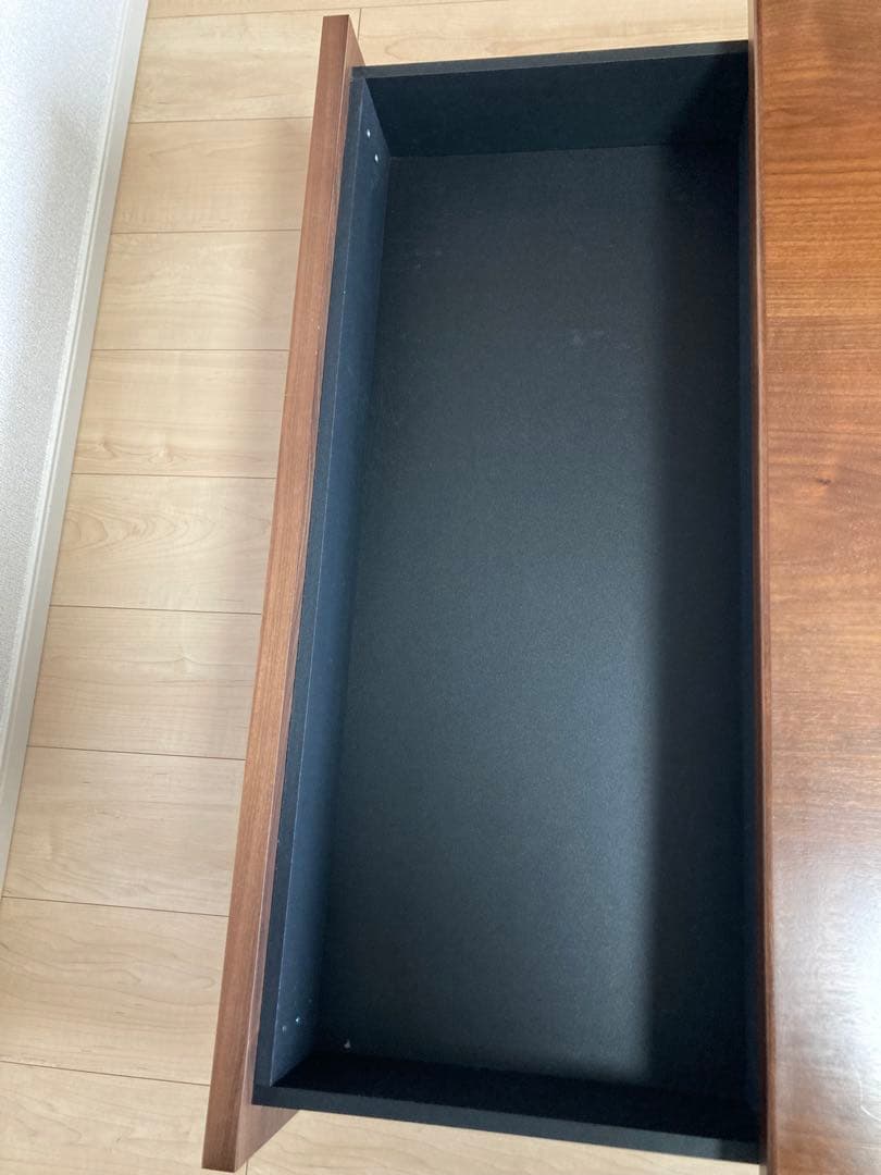 LOWYA ロウヤ センターテーブル ウォルナット 引き出し付き