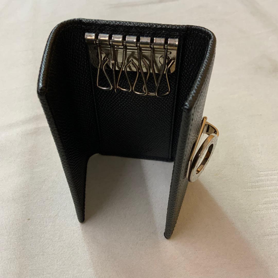BVLGARI ブルガリ レザー キーケース ブラック