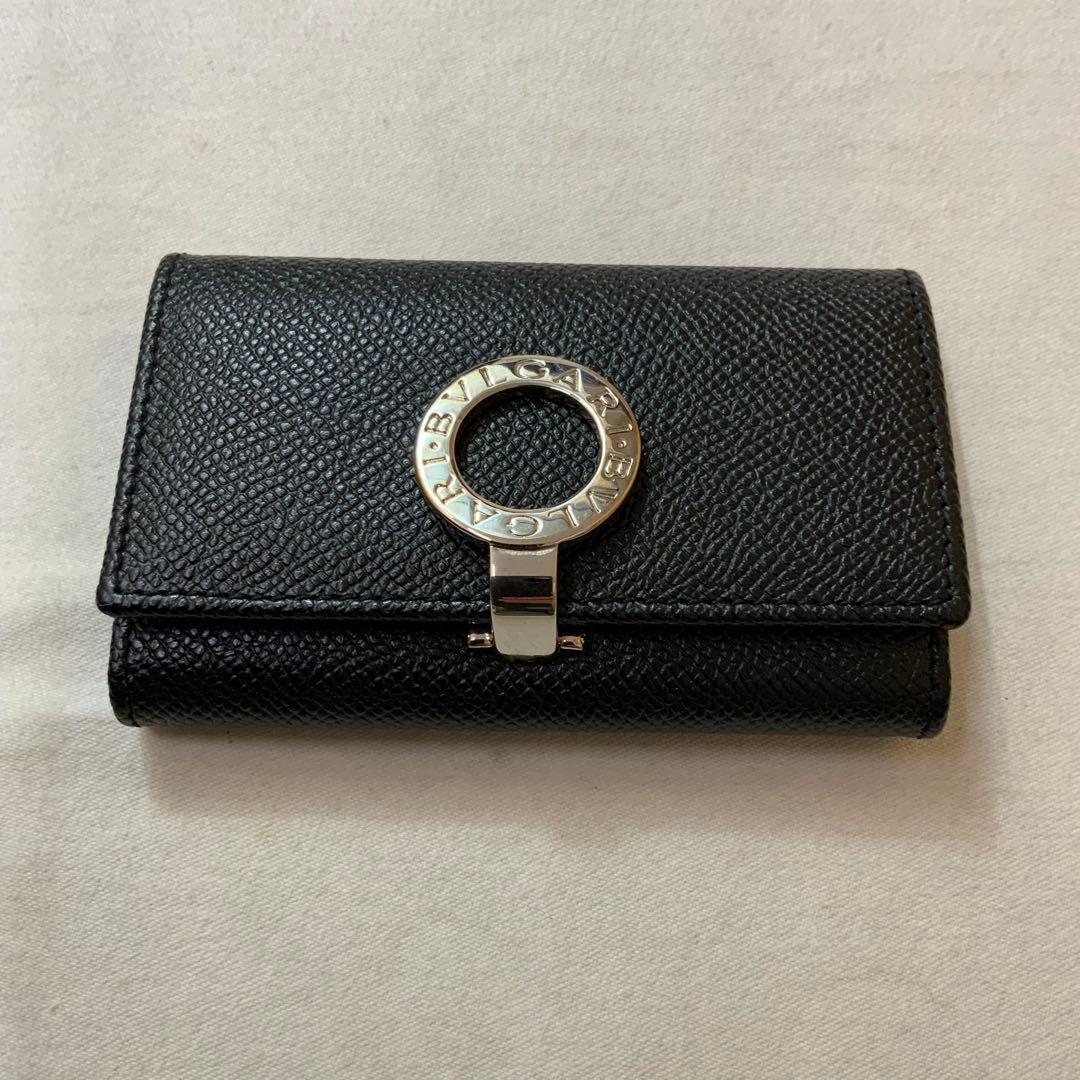 BVLGARI ブルガリ レザー キーケース ブラック