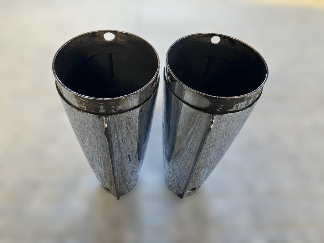 ハーレーダビッドソン　KERKERマフラー　フィッシュテール　エンドピース