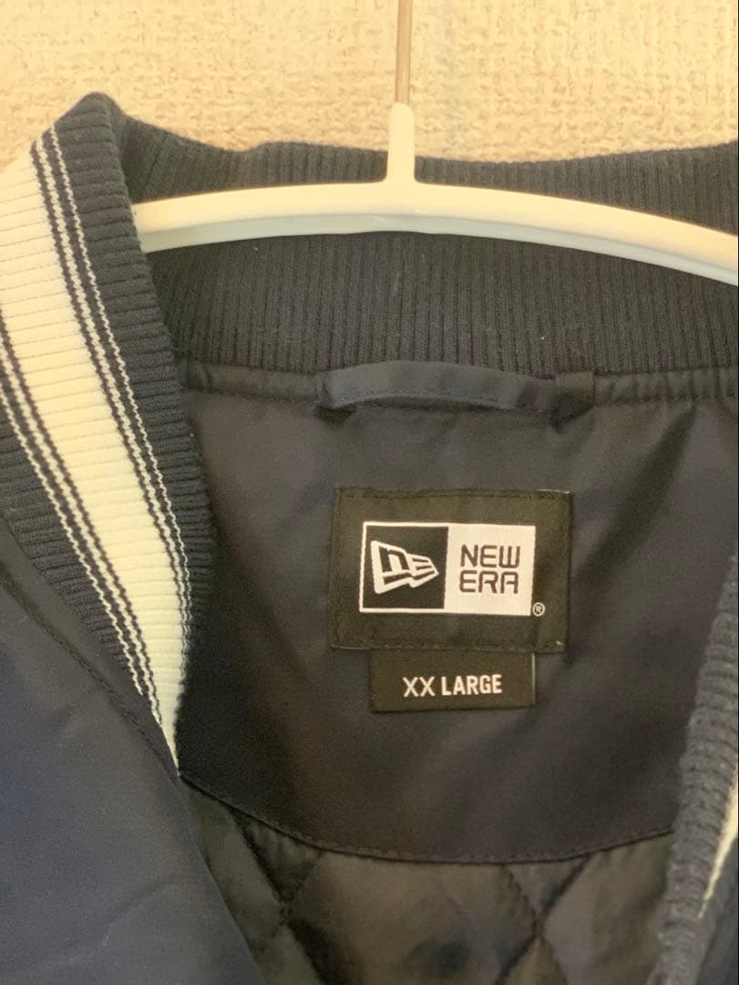 【美品】 NEW ERA ナイロンバーシティージャケット NY XXL