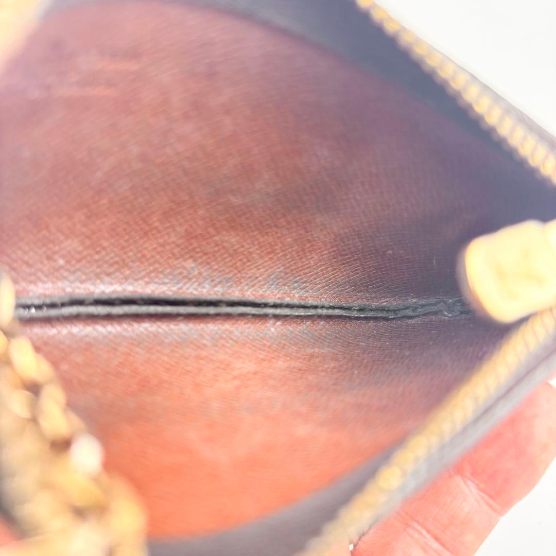 ▲LOUIS VUITTON ヴィトン モノグラム ポシェット クレ キーケース