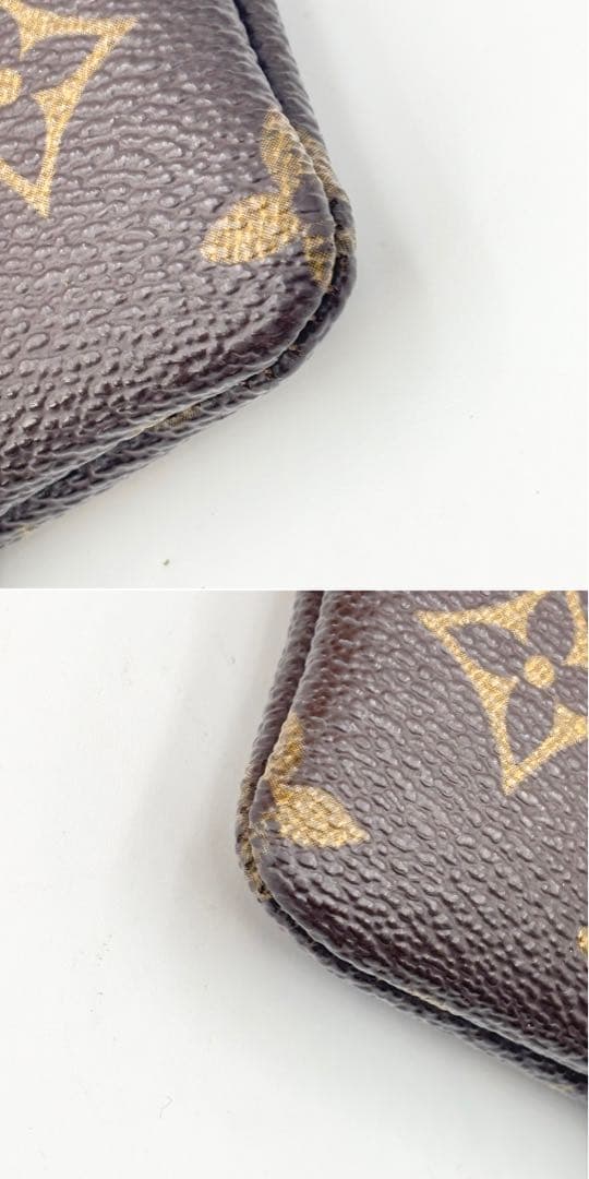 ▲LOUIS VUITTON ヴィトン モノグラム ポシェット クレ キーケース