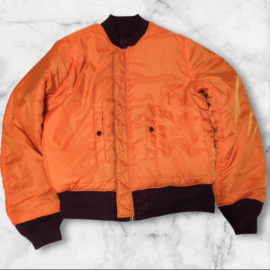 極美品♢アルファインダストリーズ MA-1 リバーシブル ボルドー XL 希少