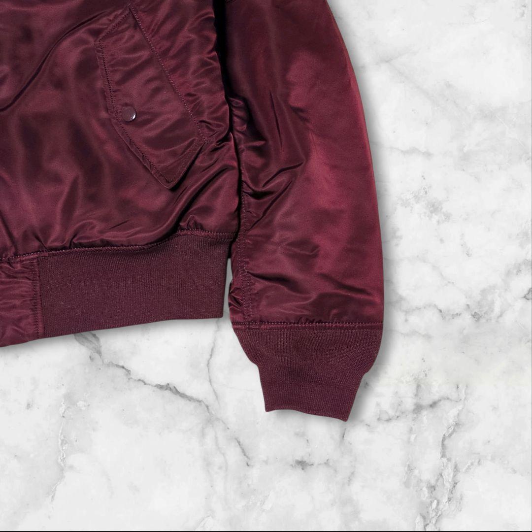 極美品♢アルファインダストリーズ MA-1 リバーシブル ボルドー XL 希少