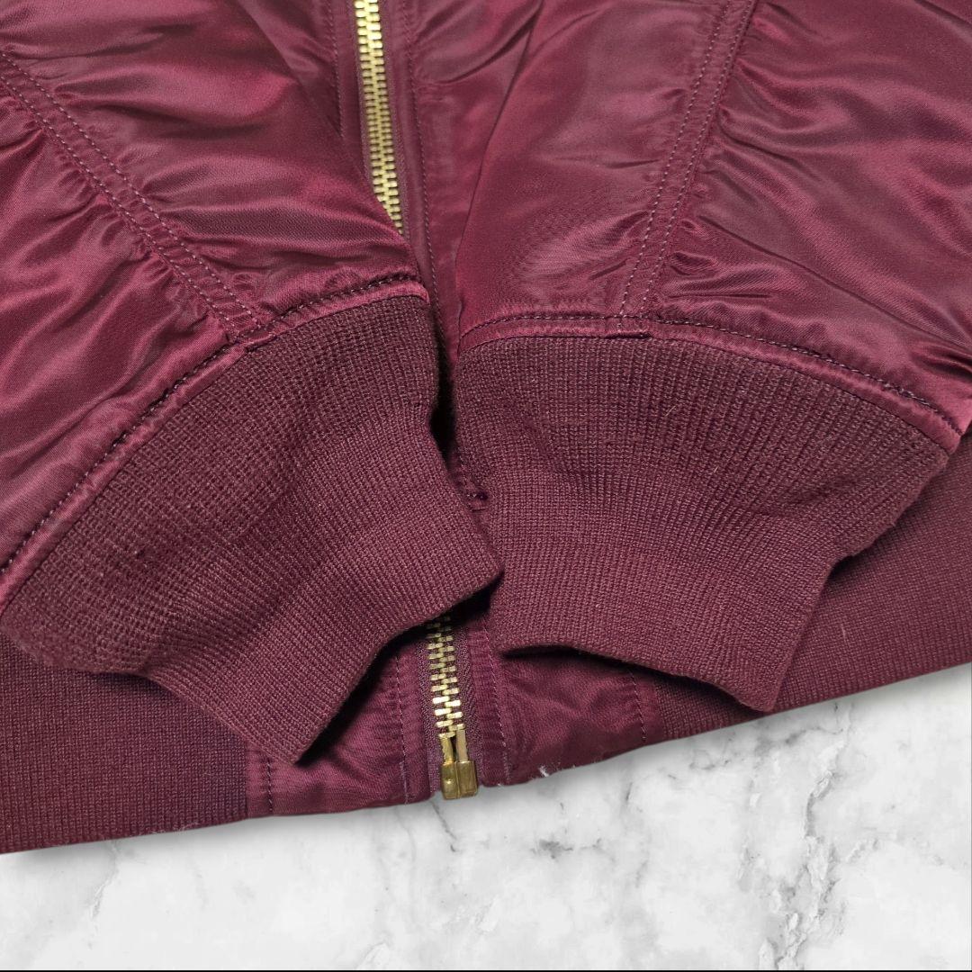 極美品♢アルファインダストリーズ MA-1 リバーシブル ボルドー XL 希少